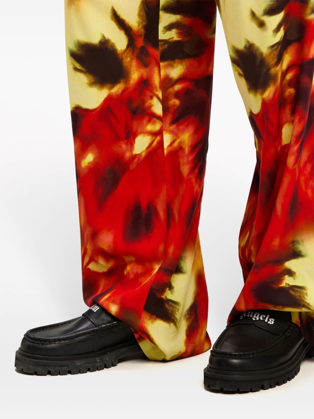 abstract-print track pants - 6