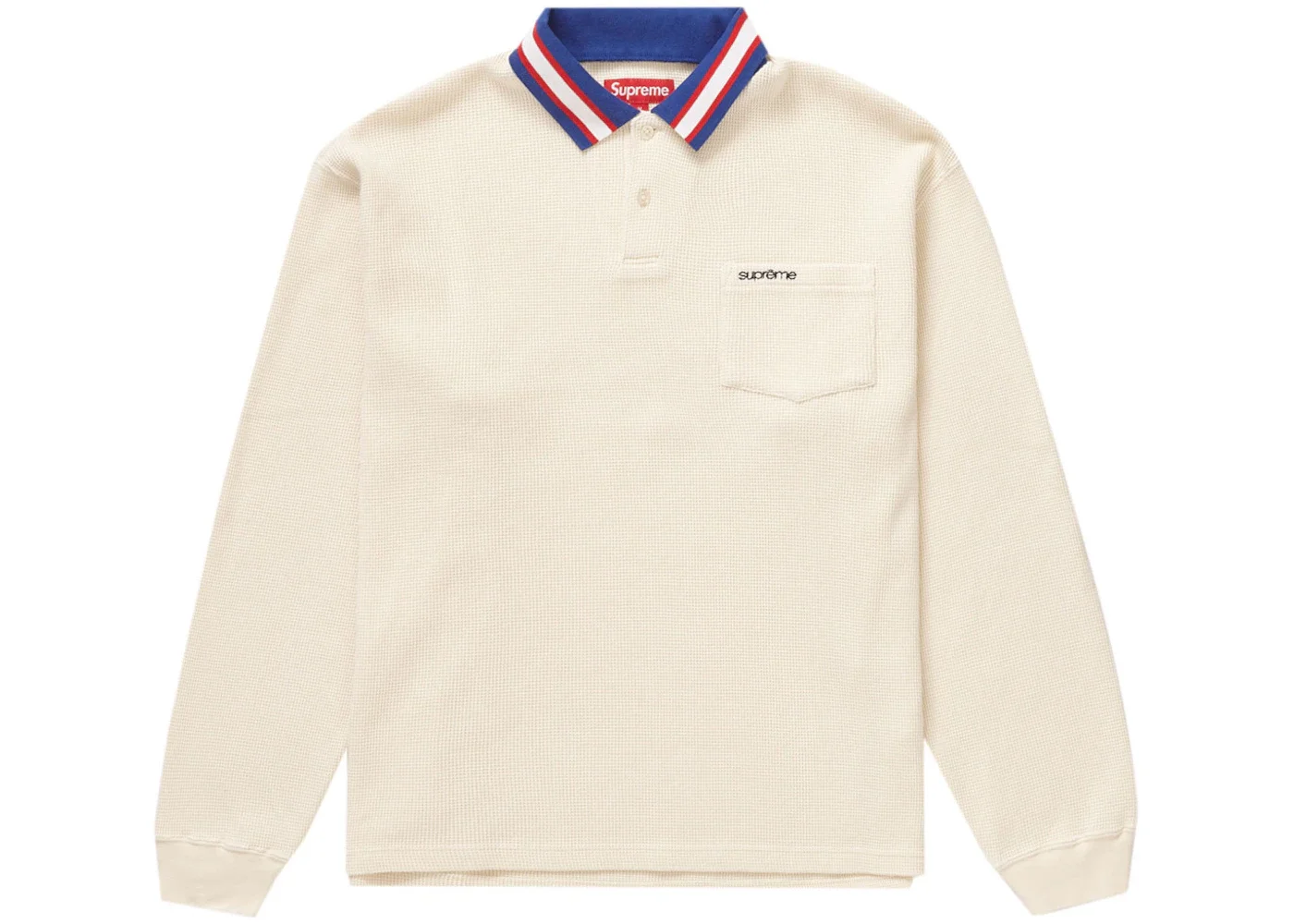 Supreme Thermal L/S Polo Natural - 1