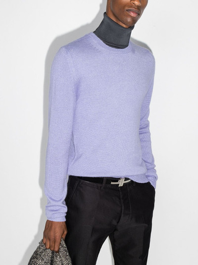 TOM FORD alpaca and silk-blend jumper outlook