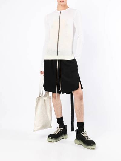 Rick Owens fine-knit wool jumper outlook