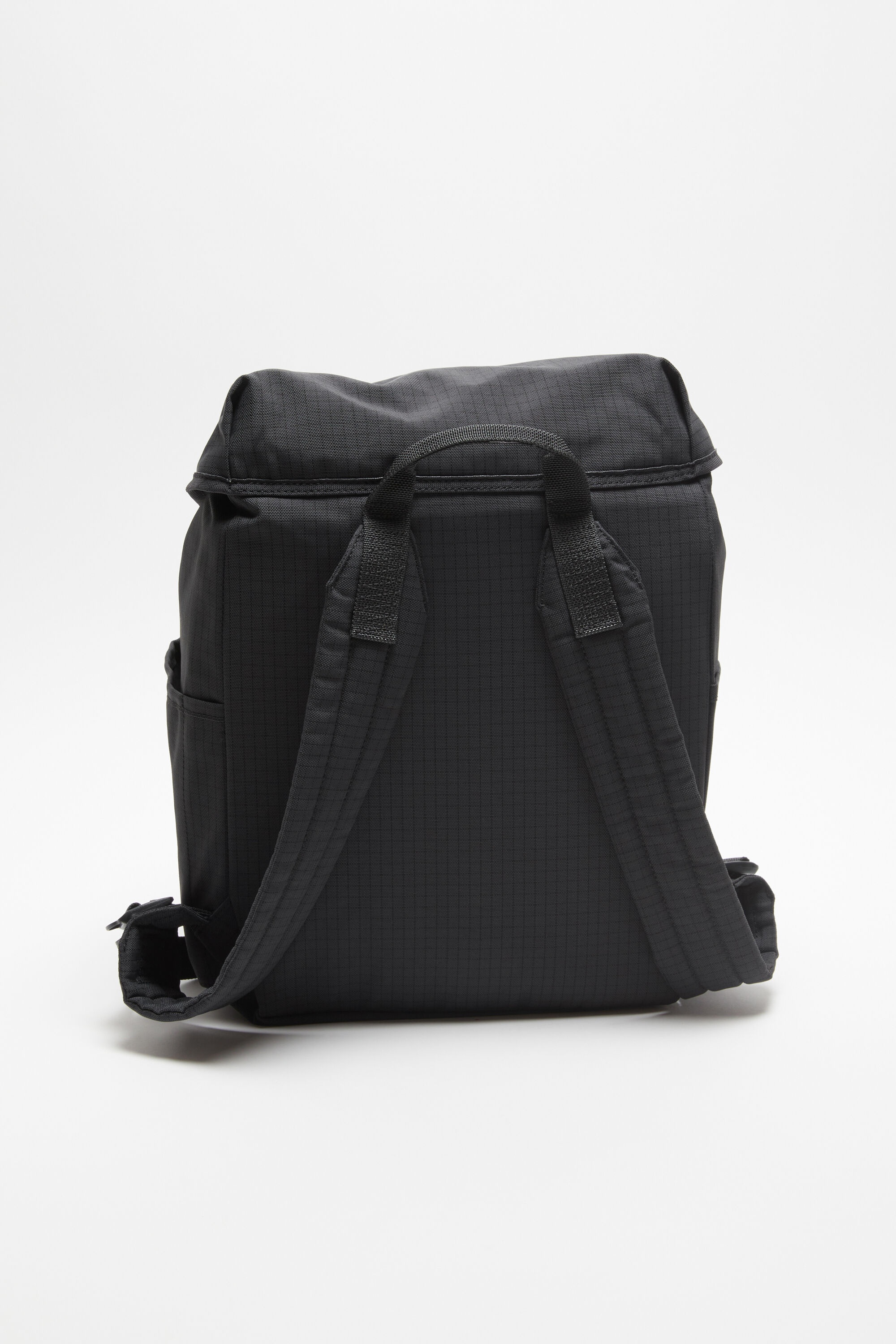 Ripstop nylon backpack - Black - 4