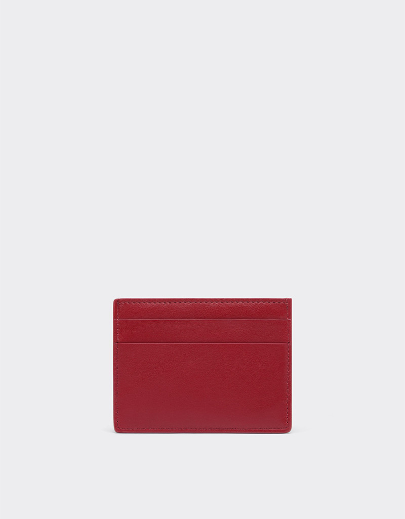 Ferrari Smooth leather card holder outlook