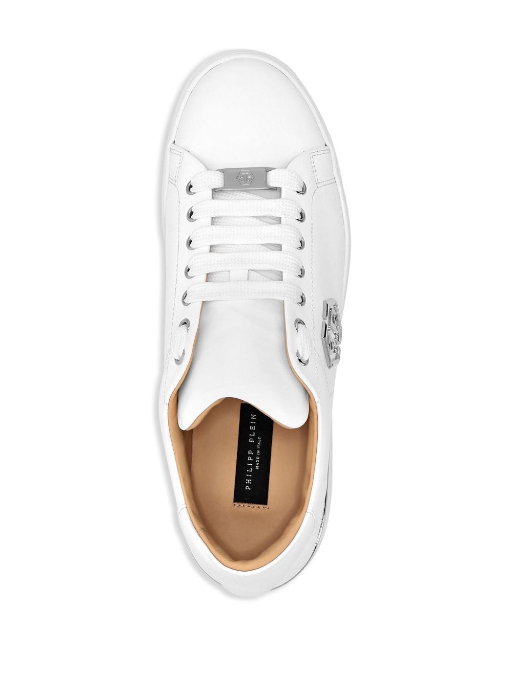 logo-plaque sneakers - 3