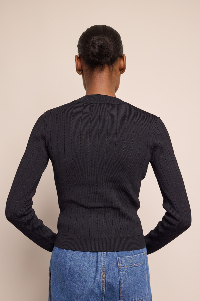 Lavira Cardigan Statement Gold Buttons Add A Luxe Vintage Feel To This New Staple 3