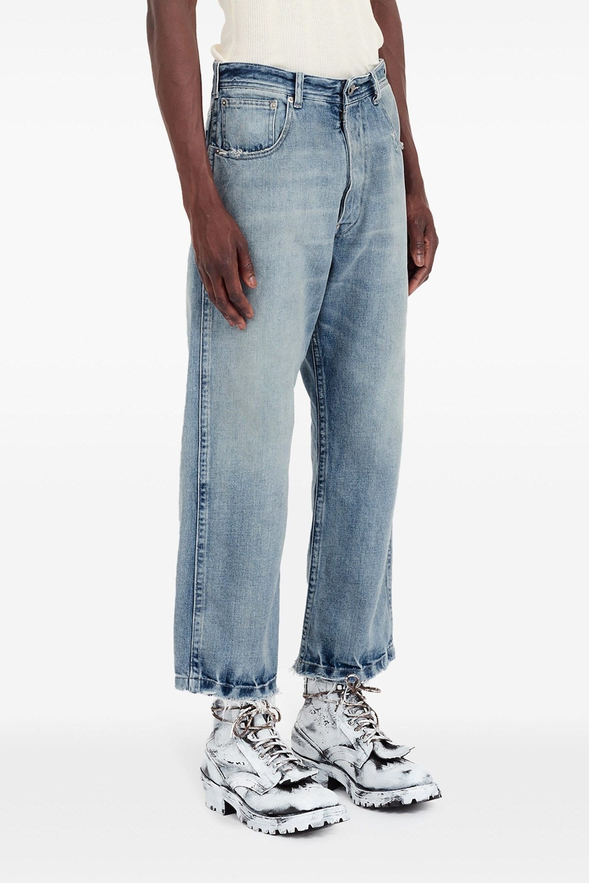 Maison Margiela Women Buckle Jeans - 2