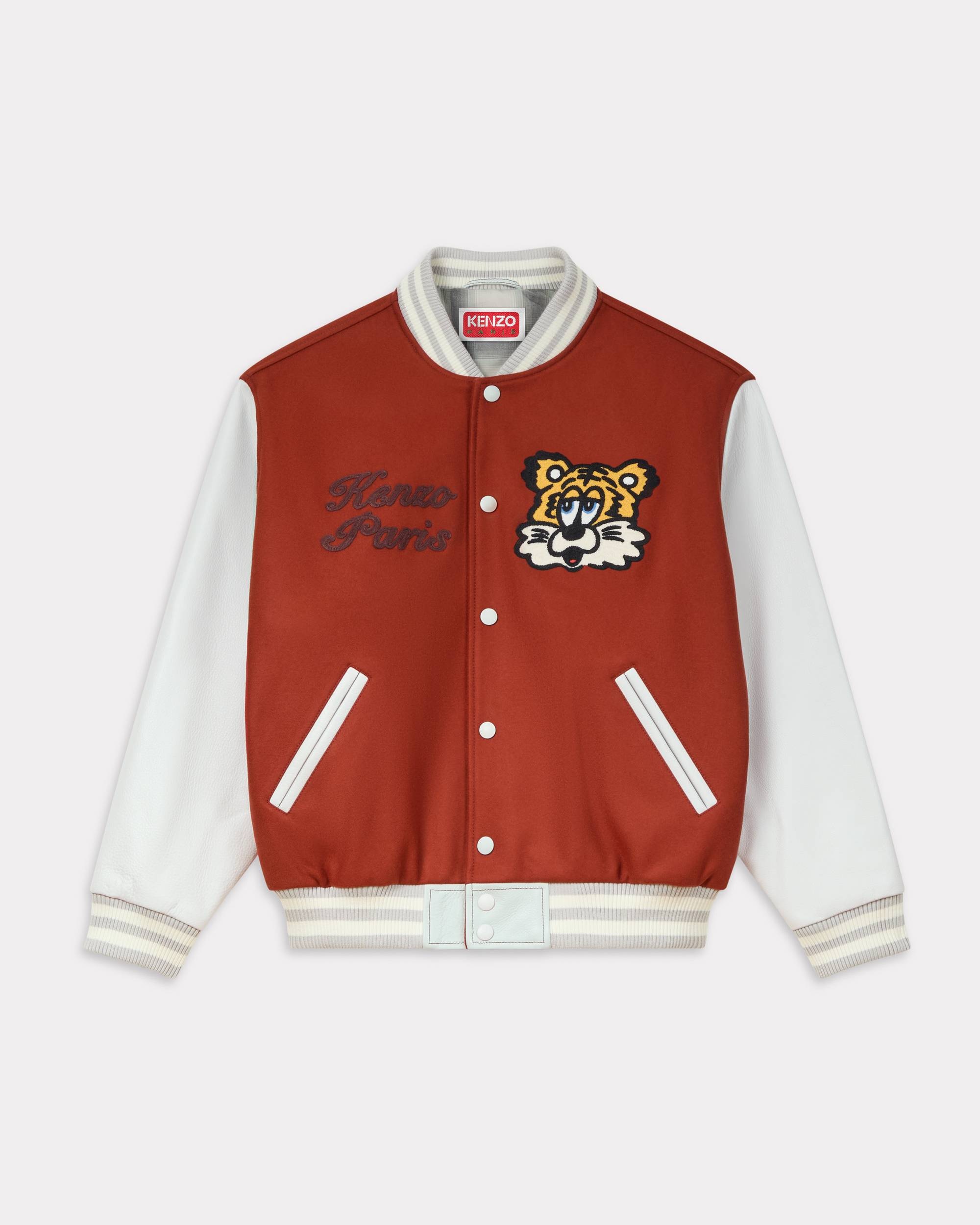 'KENZO by Verdy' genderless varsity jacket in wool and leather - 1