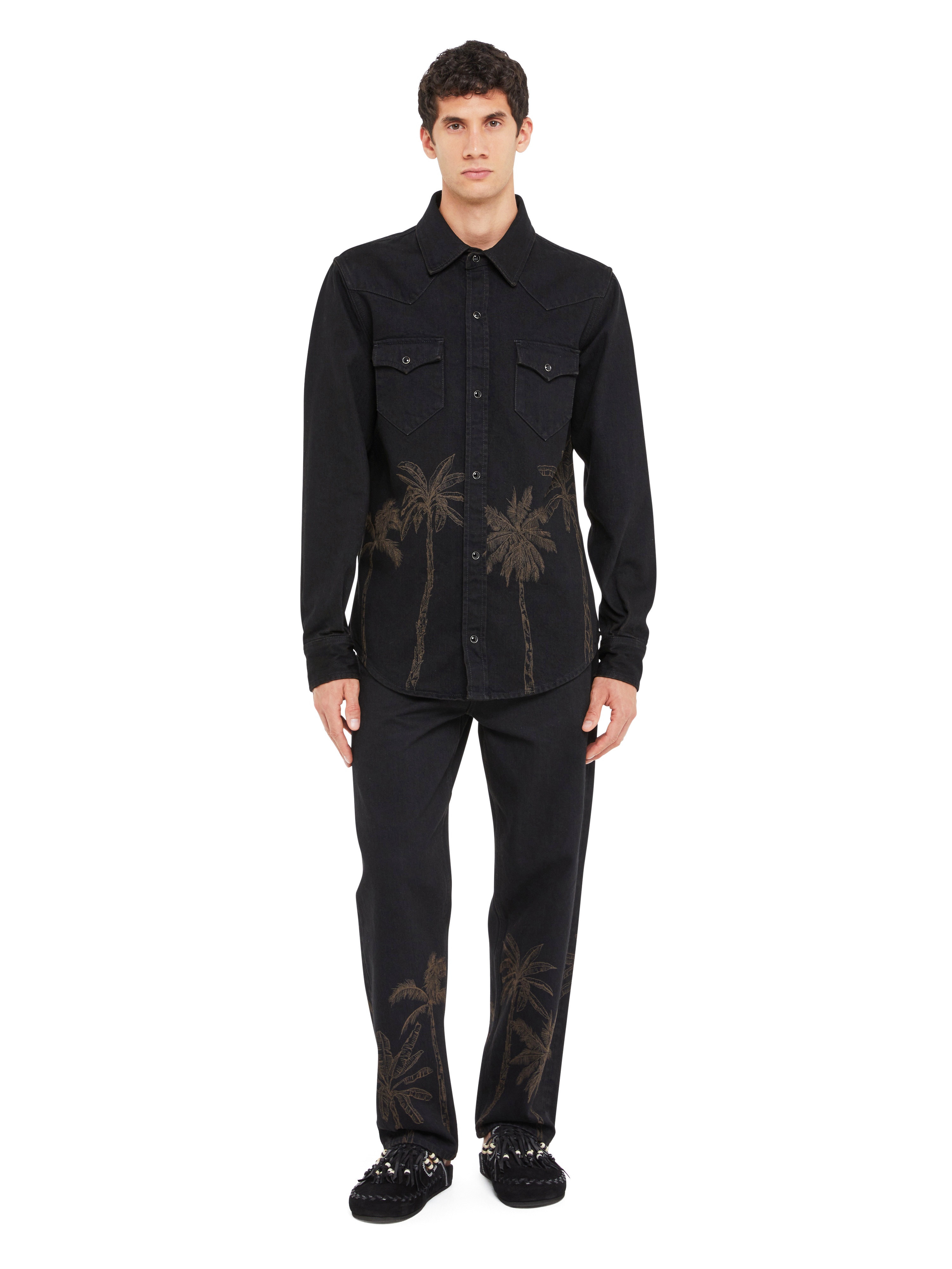 Jungle Toile De Jouy Denim Shirt - 4