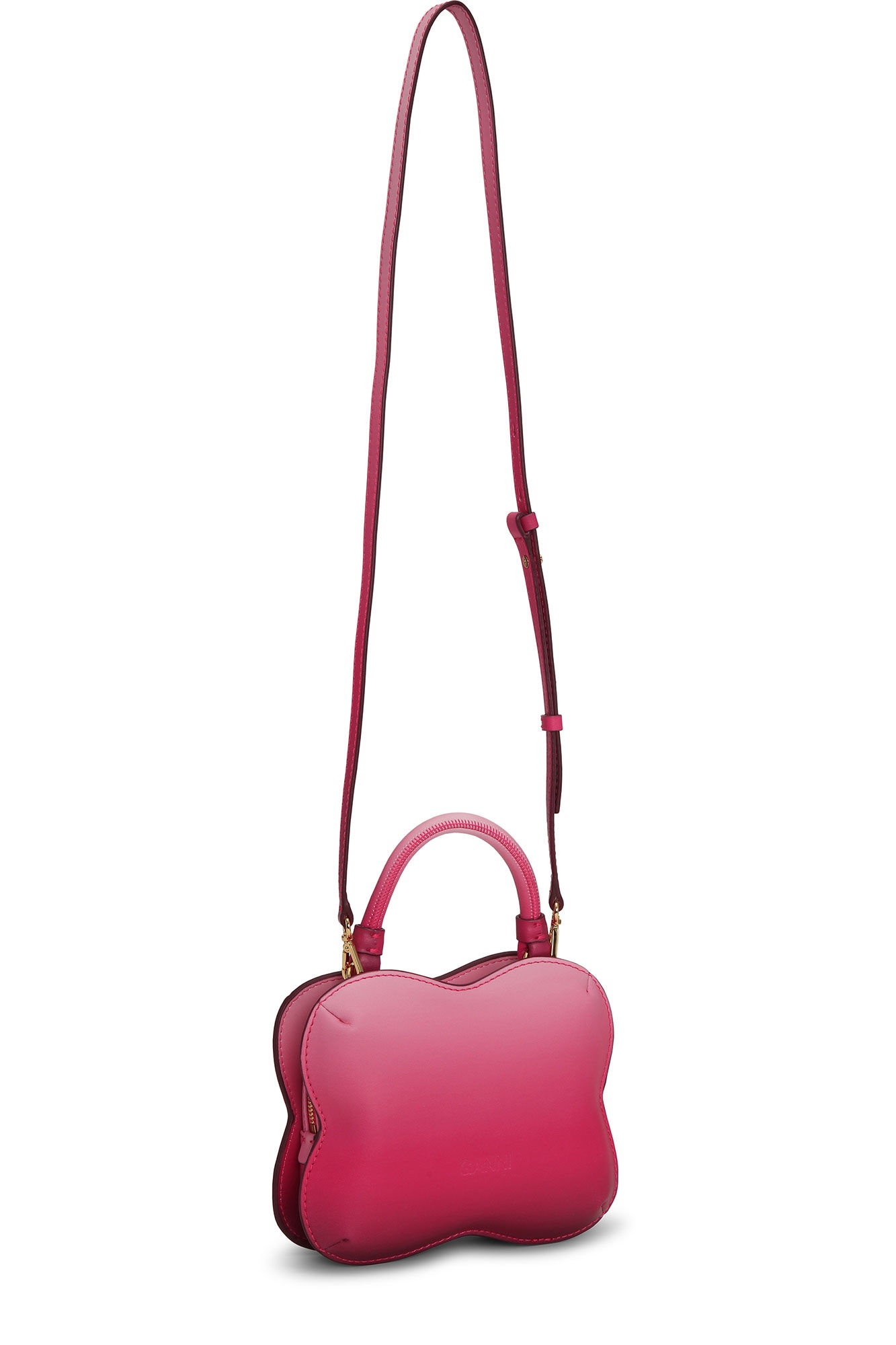 PINK GRADIENT SMALL BUTTERFLY CROSSBODY BAG - 2