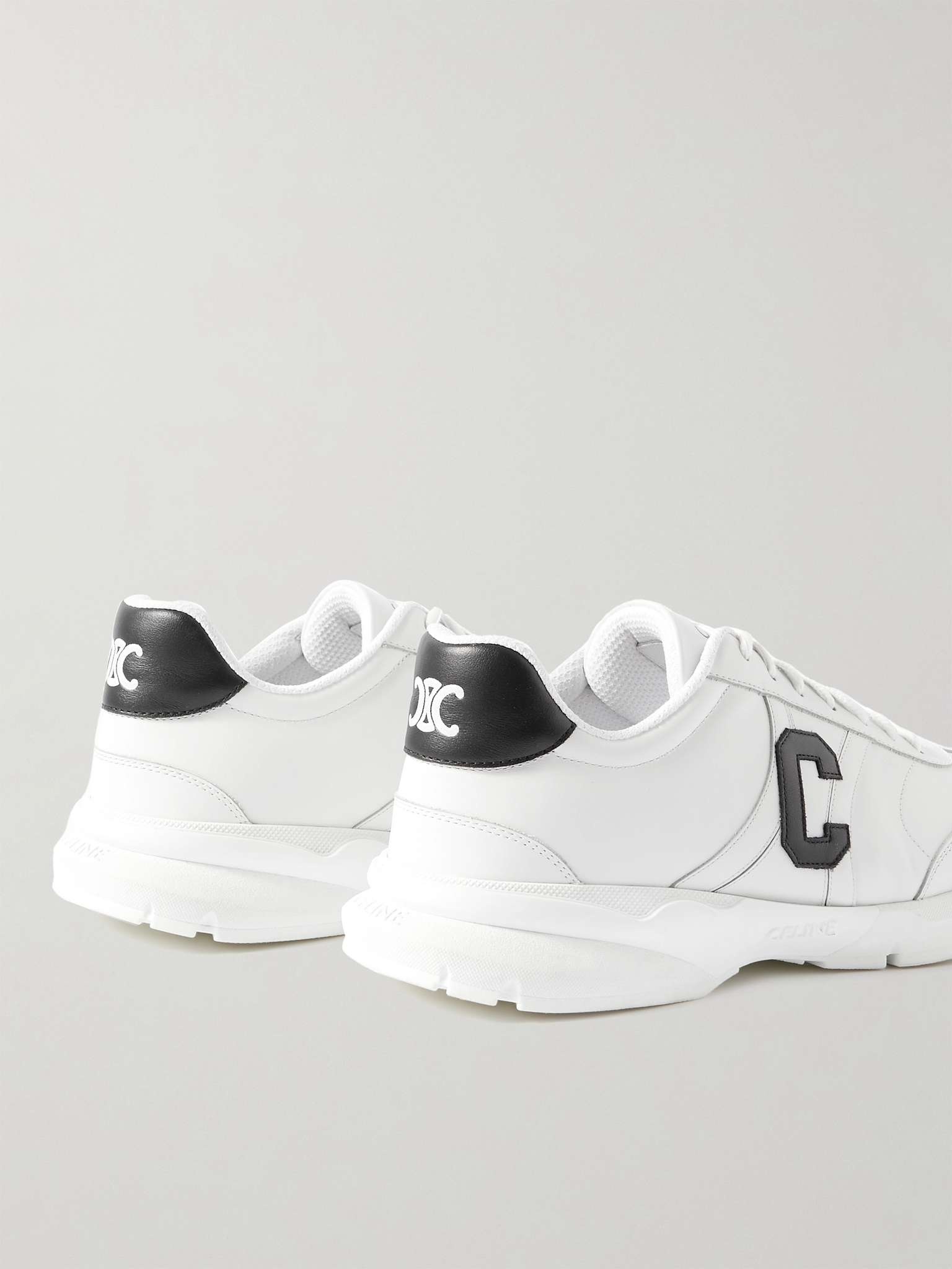 Runner CR-02 Logo-Appliquéd Leather Sneakers - 5
