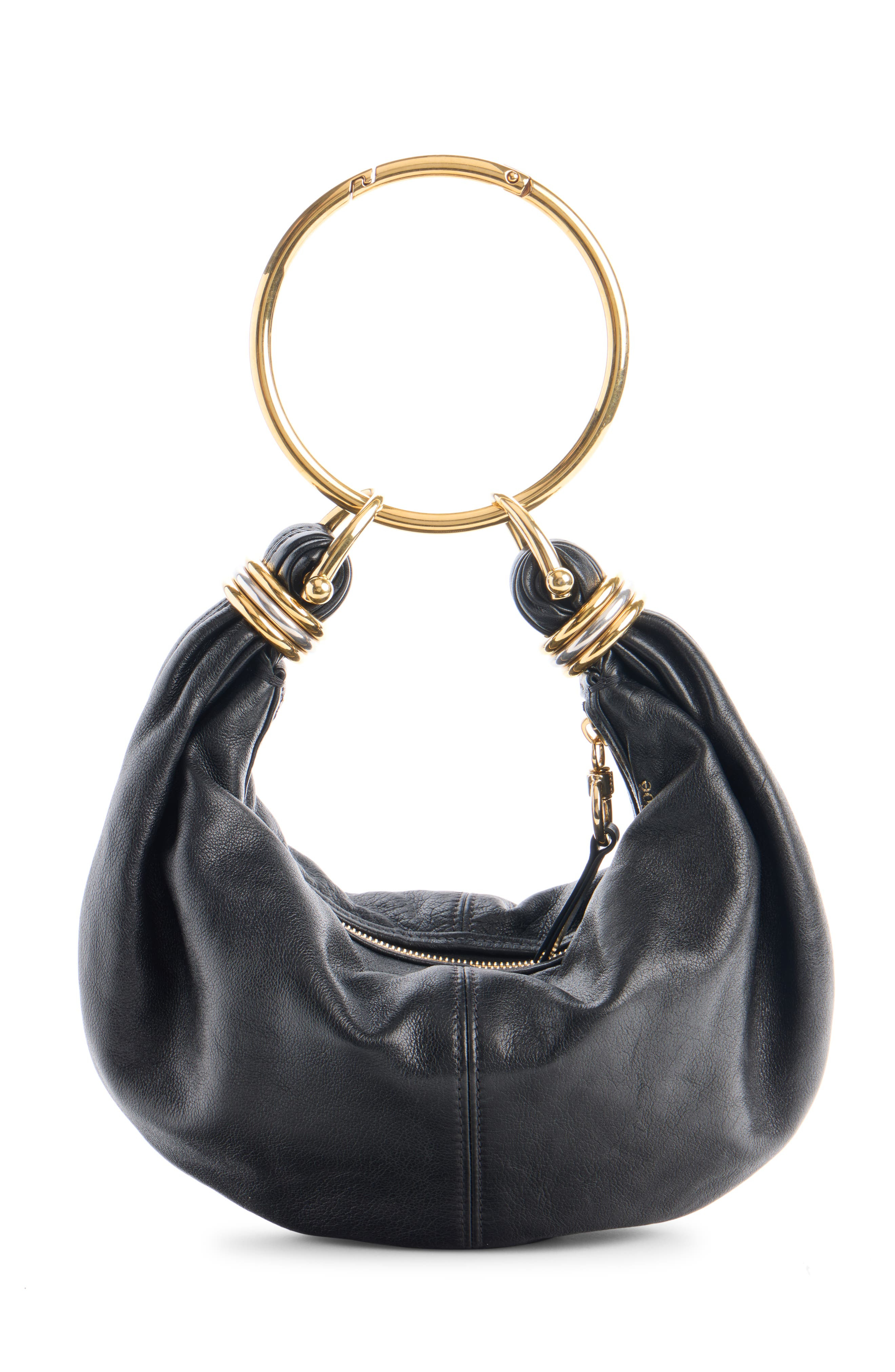 Chloé Small Bracelet Hobo Bag in Black 001 at Nordstrom - 1