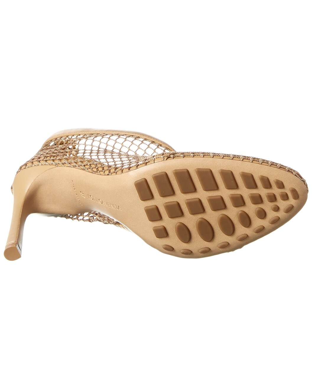Bottega Veneta Mesh & Leather Ankle Strap Sandal - 4