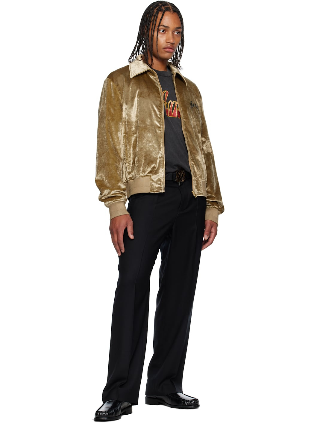 Gold Dragon Velvet Jacket - 4