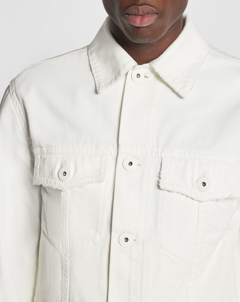 LANVIN WAVE PRINTED DENIM JACKET 5