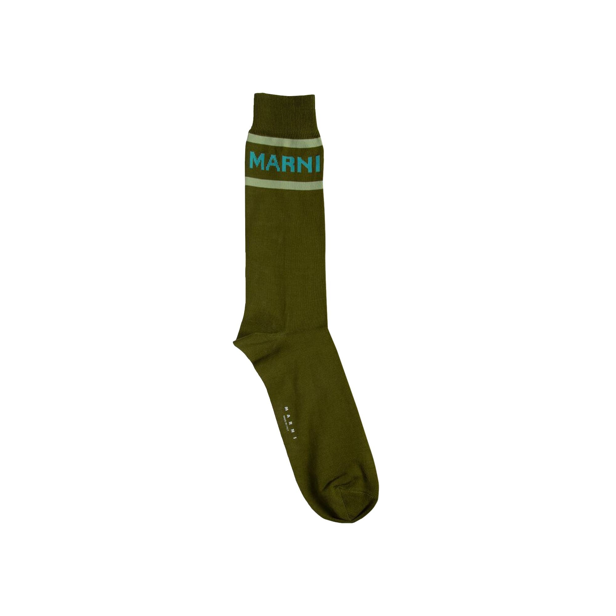 Marni Socks 'Lawn Green' - 1