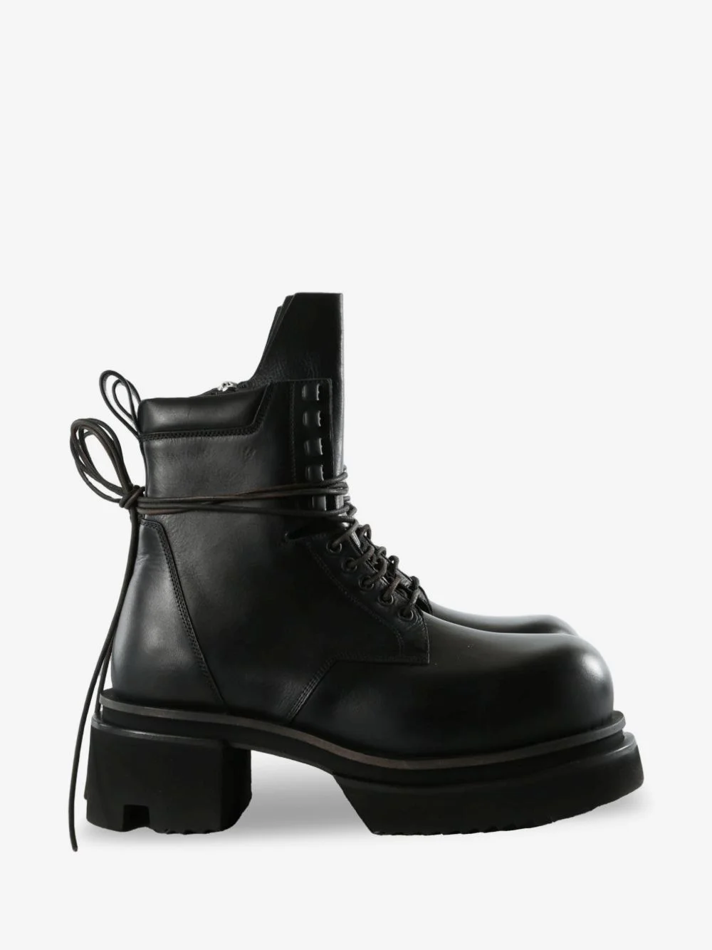 lace-up platform boots - 1