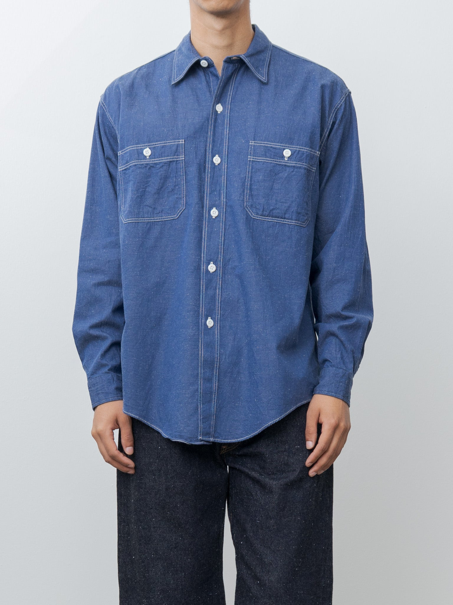 Work Shirt - Indigo Blue - 3