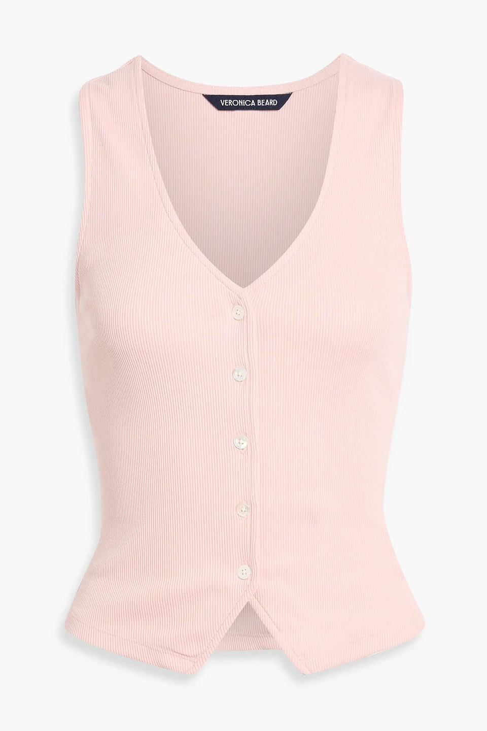 Hoorne ribbed Pima cotton-blend top - 1