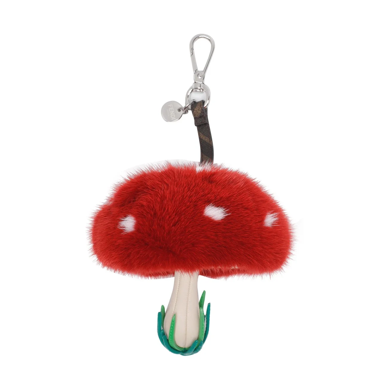 Fendi Men Mink Detail Mushroom Charm - 1