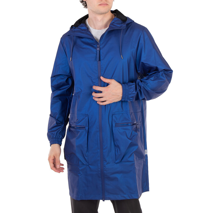 Rains Long Sleeve Cargo Jacket, Size Medium - 1