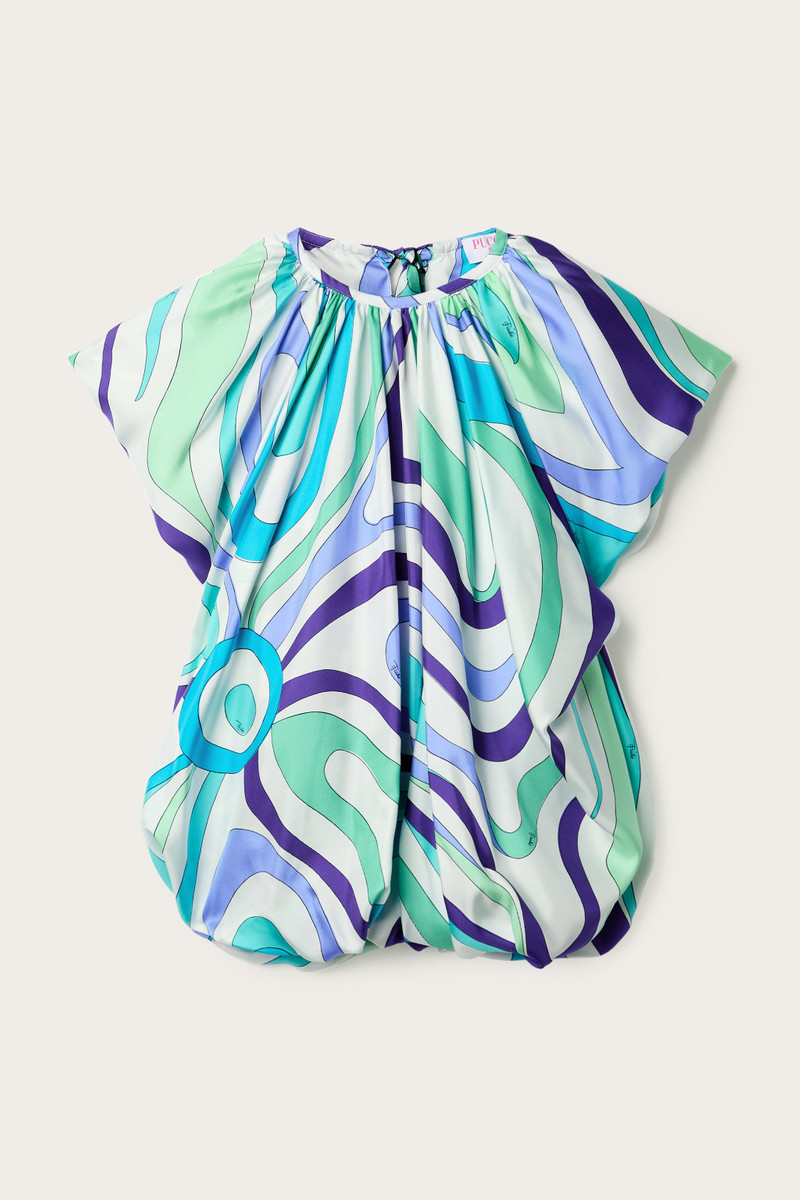 MARMO PRINT VOLUMINOUS TOP 1