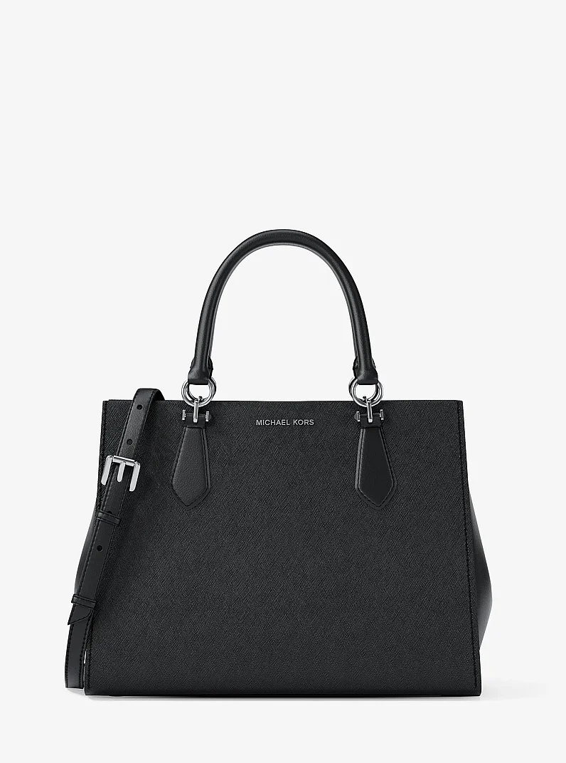 Marilyn Medium Saffiano Leather Satchel - 1