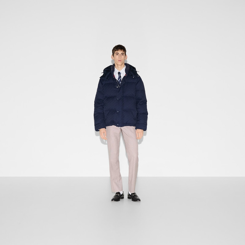 GUCCI GG canvas down jacket outlook