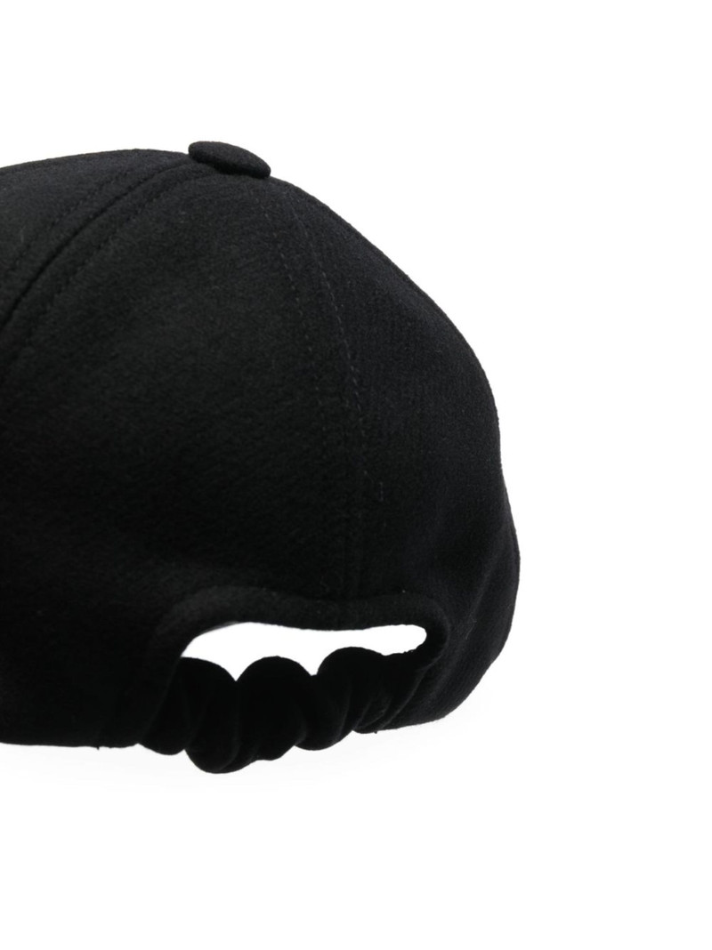 PATOU embroidered-logo felt cap outlook