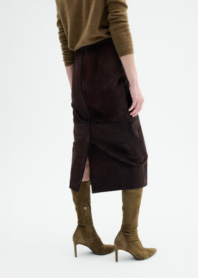 Pencil Skirt in Calf Hair 3