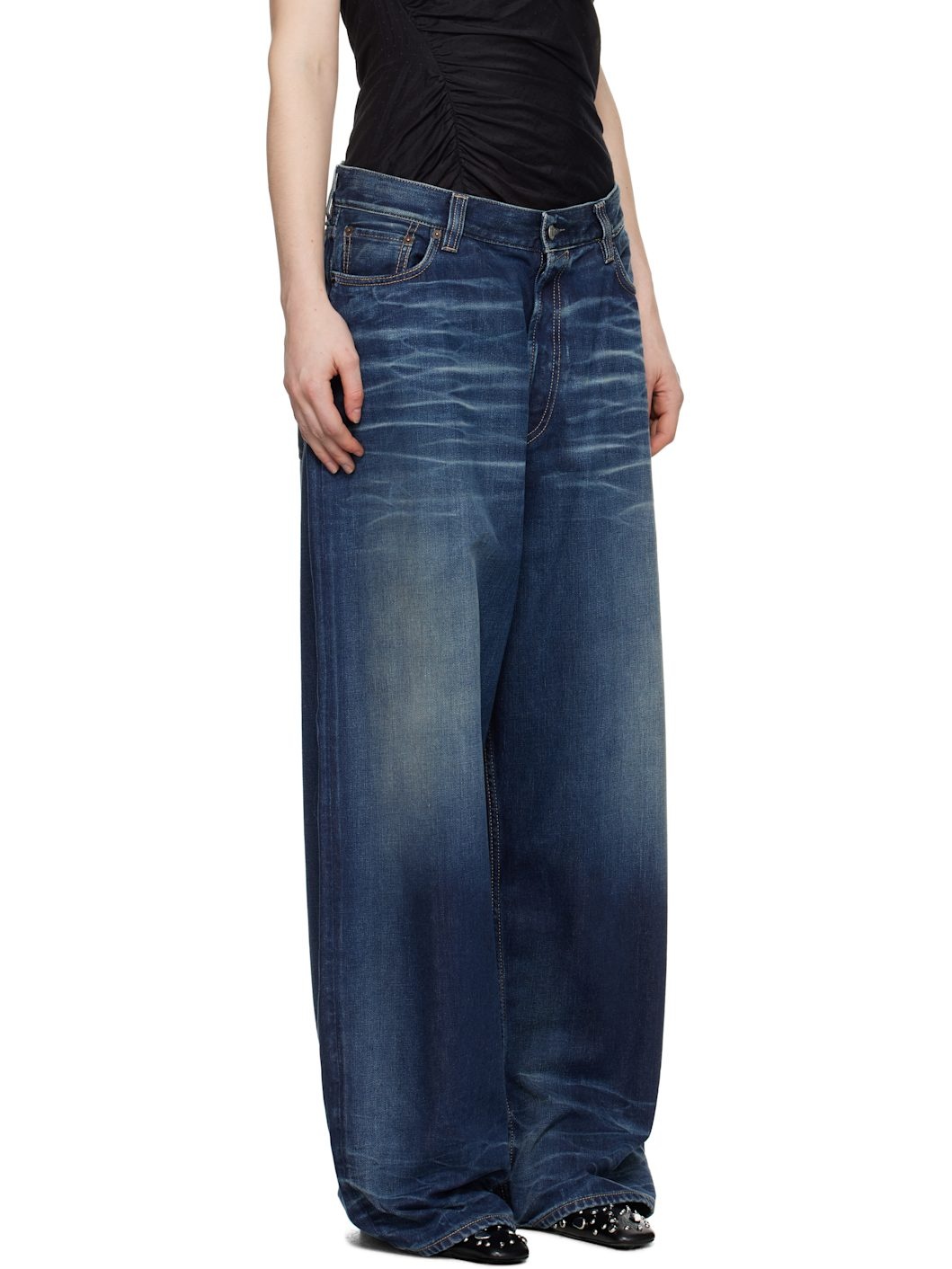 Blue Super Baggy 2023F Jeans - 2