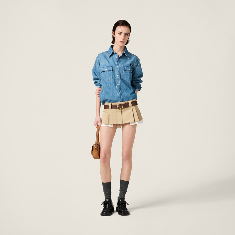 Miu Miu Chambray shirt outlook
