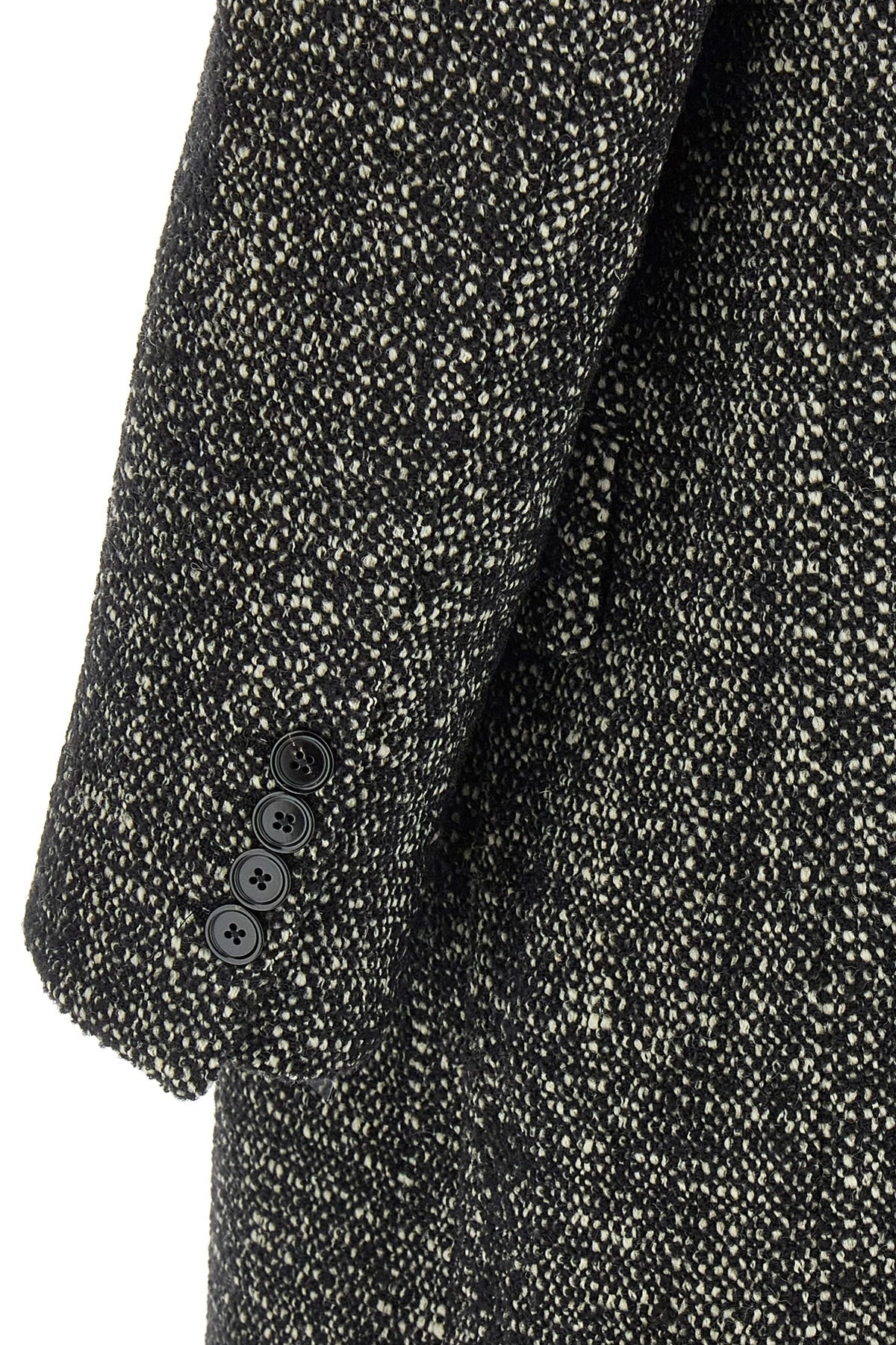 Bouclé wool coat - 4