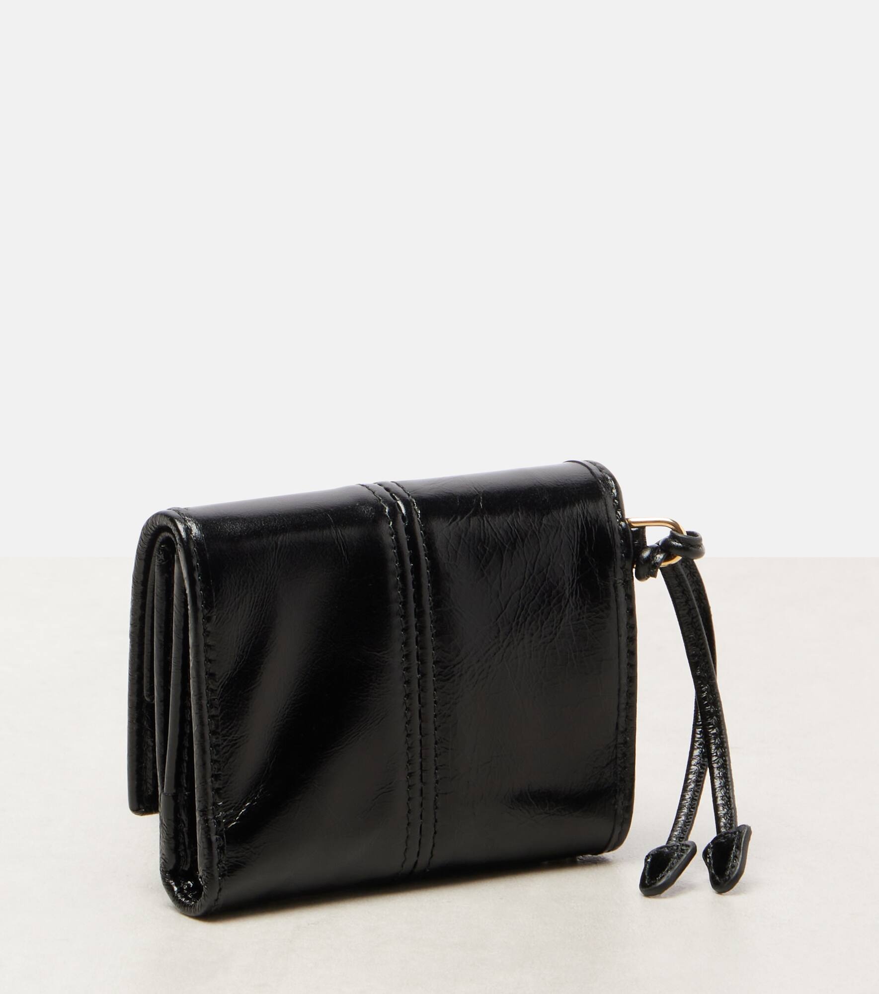 Logo leather wallet - 3