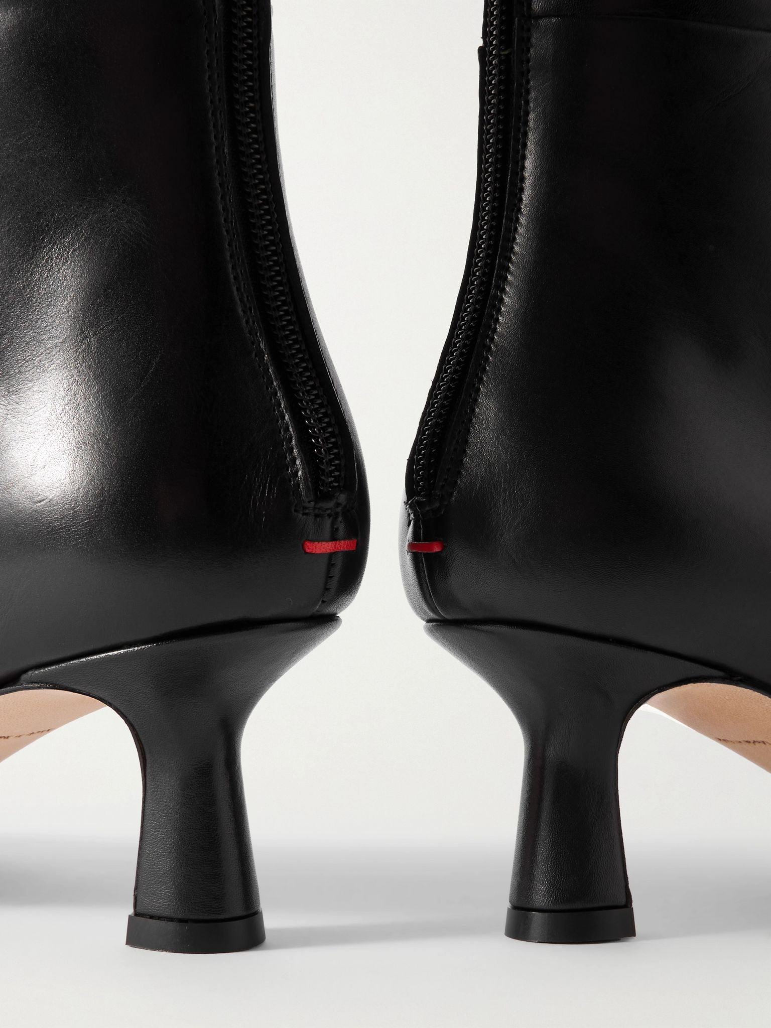Rhea leather knee boots Black - 4