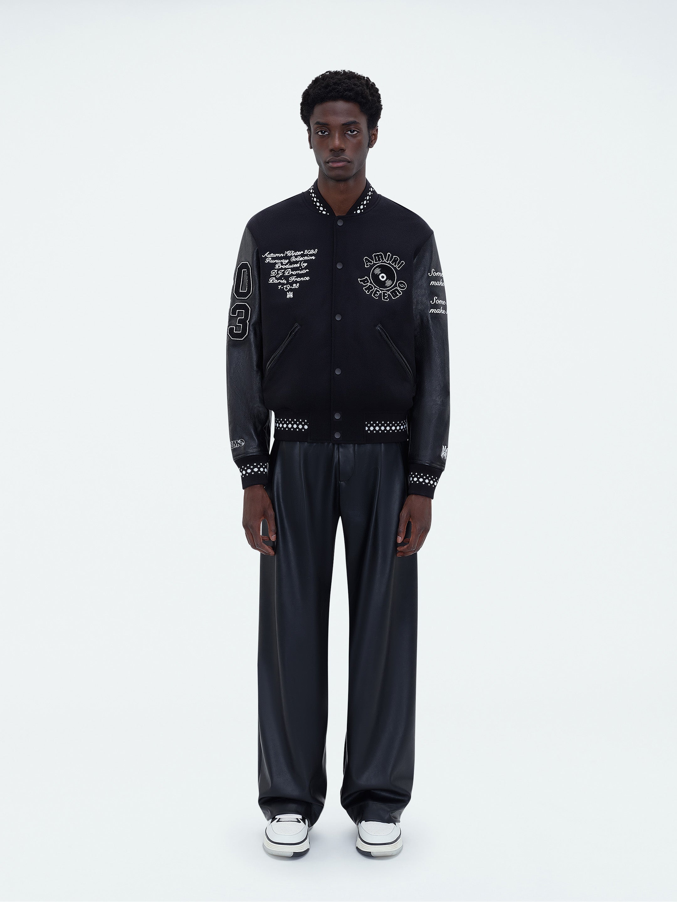 AMIRI FW23 WAVY MA VELOUR TRACK JACKET / BRW -NUBIAN