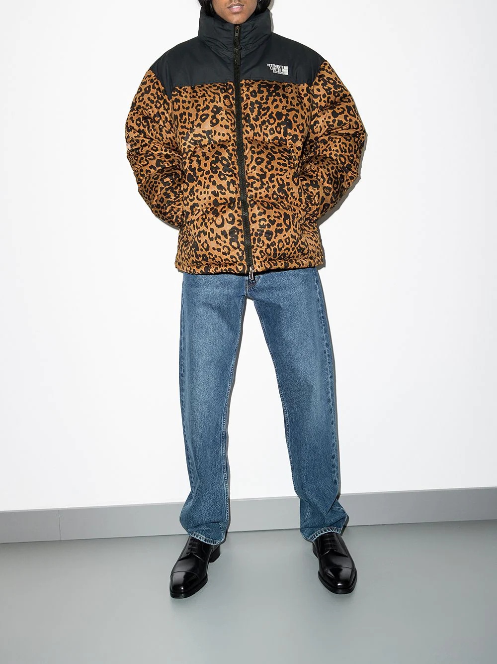 leopard-print padded jacket - 5