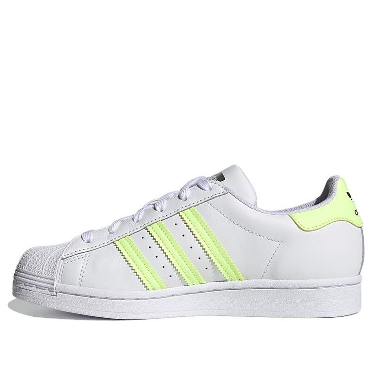 (WMNS) adidas Superstar 'White Hi-Res Yellow' FX6090 - 1