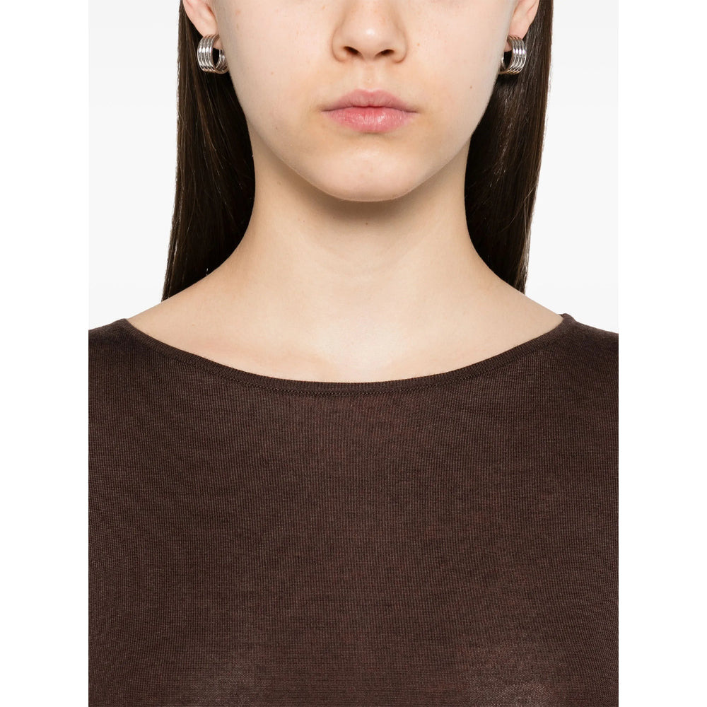 Brunello Cucinelli Brown Tops - T-Shirts & Jerseys Women - 4