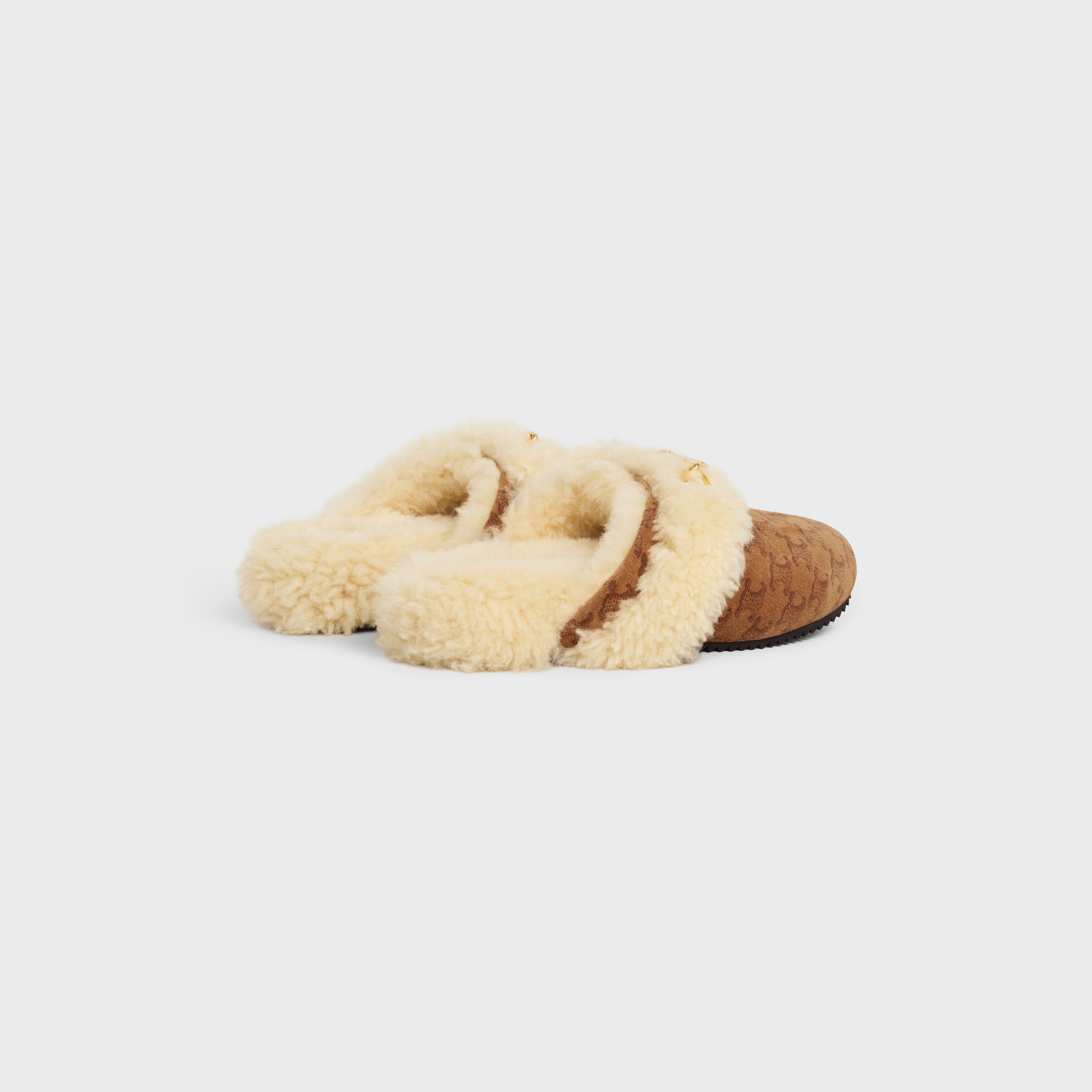 Celine fur slippers deals