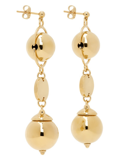 A.P.C. Gold Justine Earrings outlook