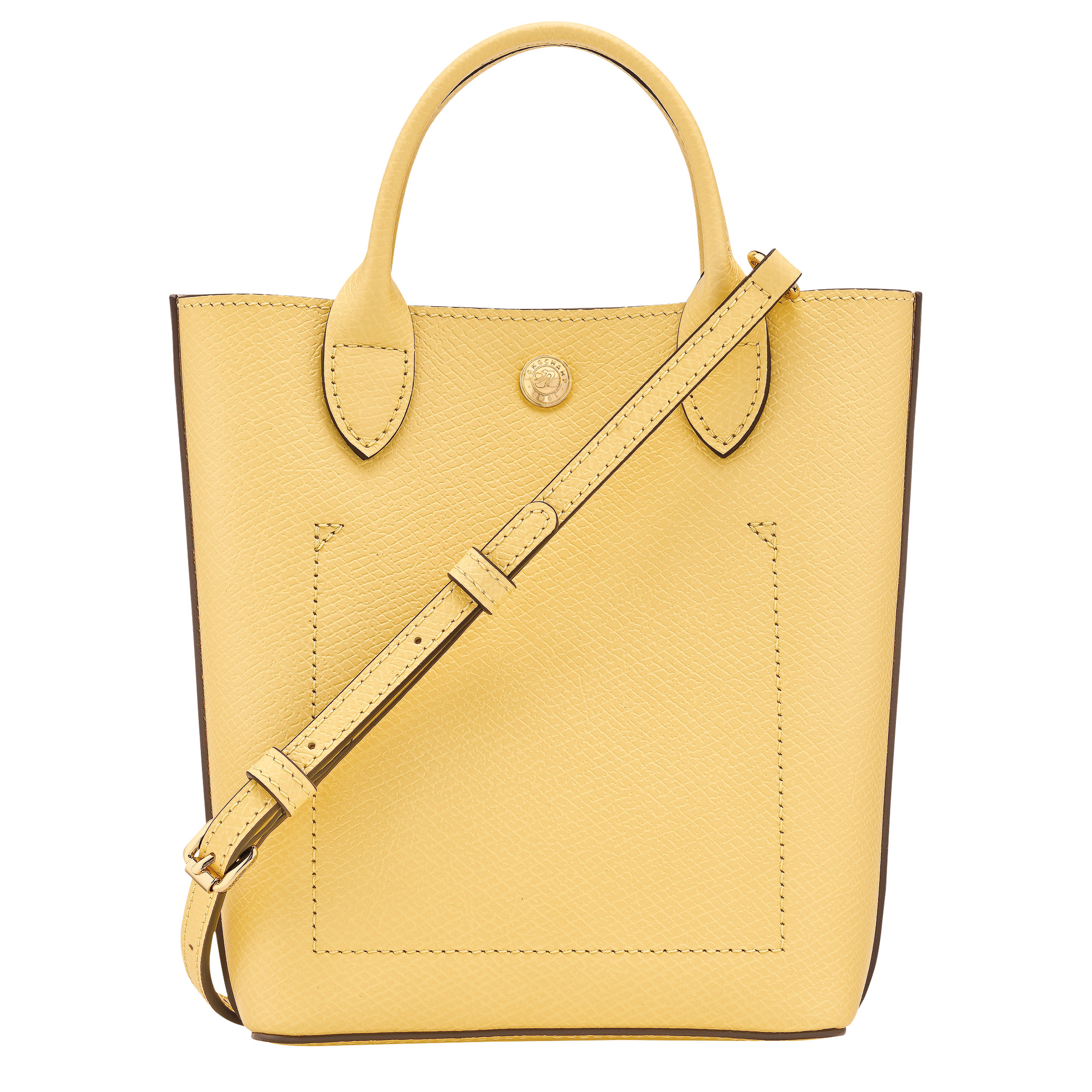 Épure XS Tote bag Yellow Chick - Leather - 4