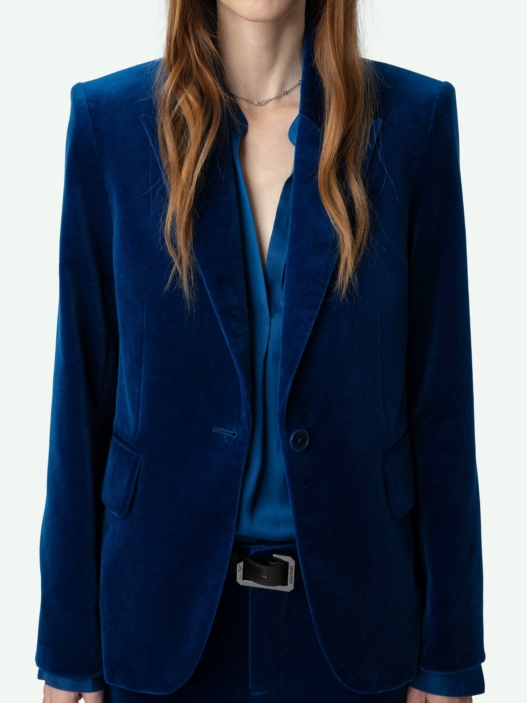 Vavy Velvet Blazer - 6