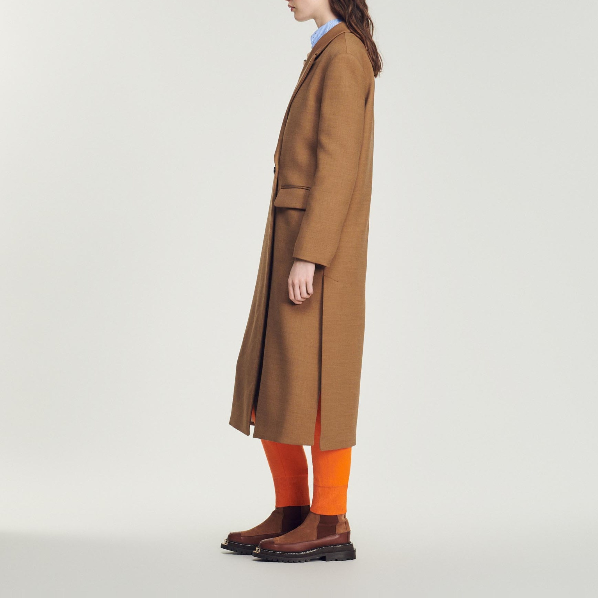 Oversized straight-cut coat - 7