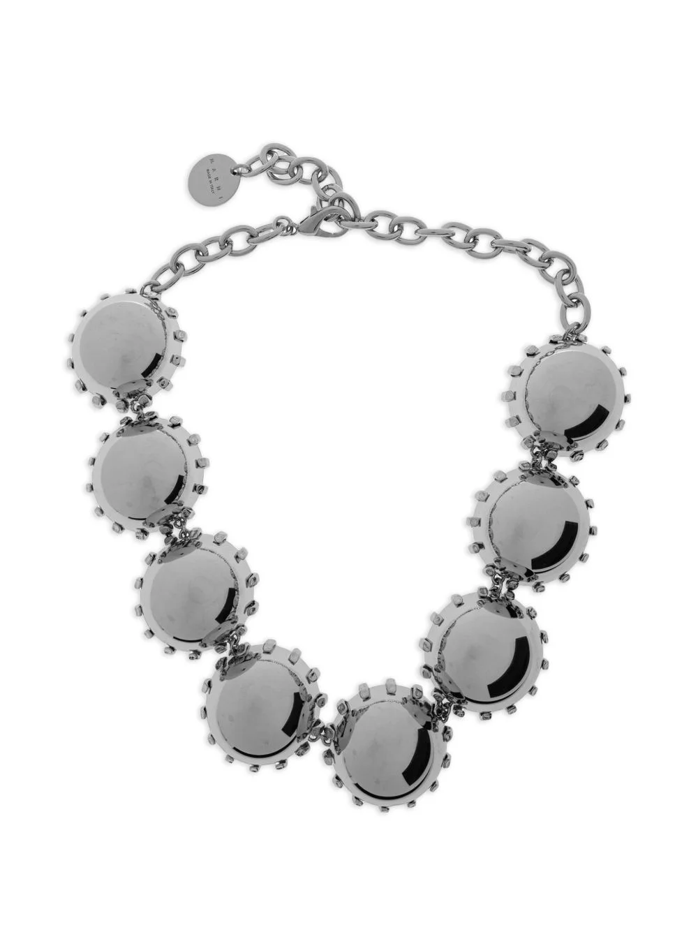 logo-engraved necklace - 1