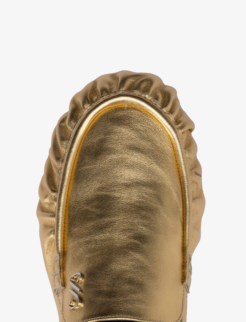Proenza Schouler Park Loafers in Metallic Leather outlook