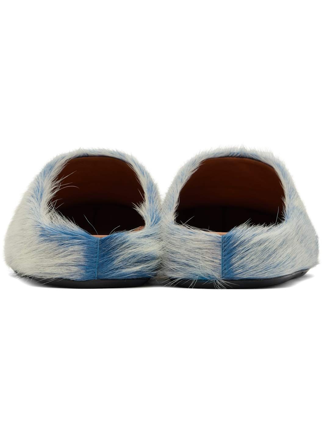 Blue & Gray Fussbett Sabot Slip-on Loafers - 2