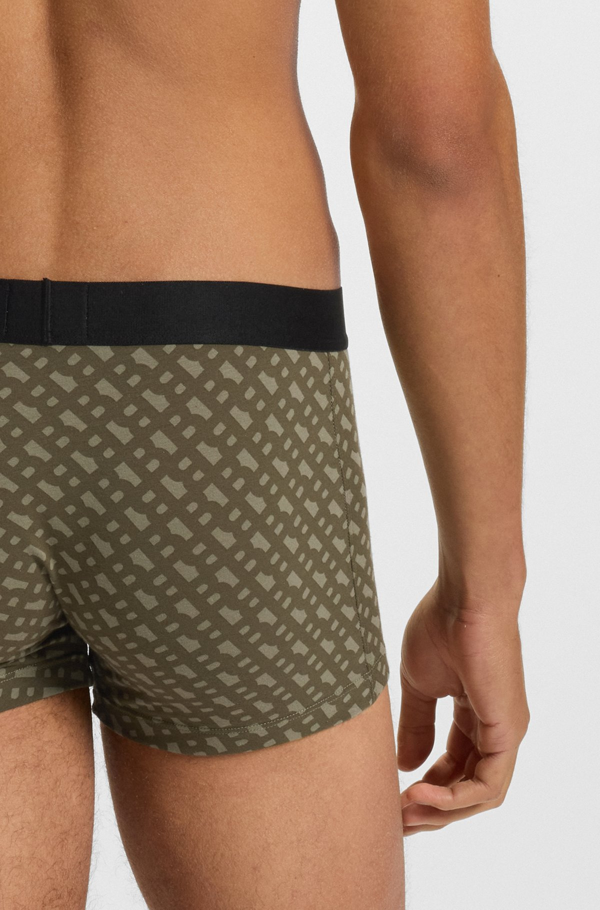 THREE-PACK OF STRETCH TRUNKS IN COTTON - 5