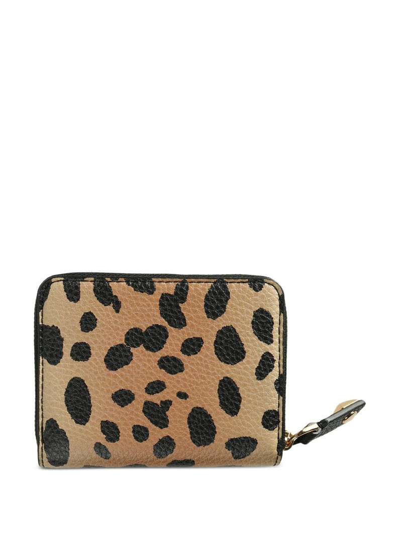 Marc Jacobs leopard-print zip-fastening wallet outlook