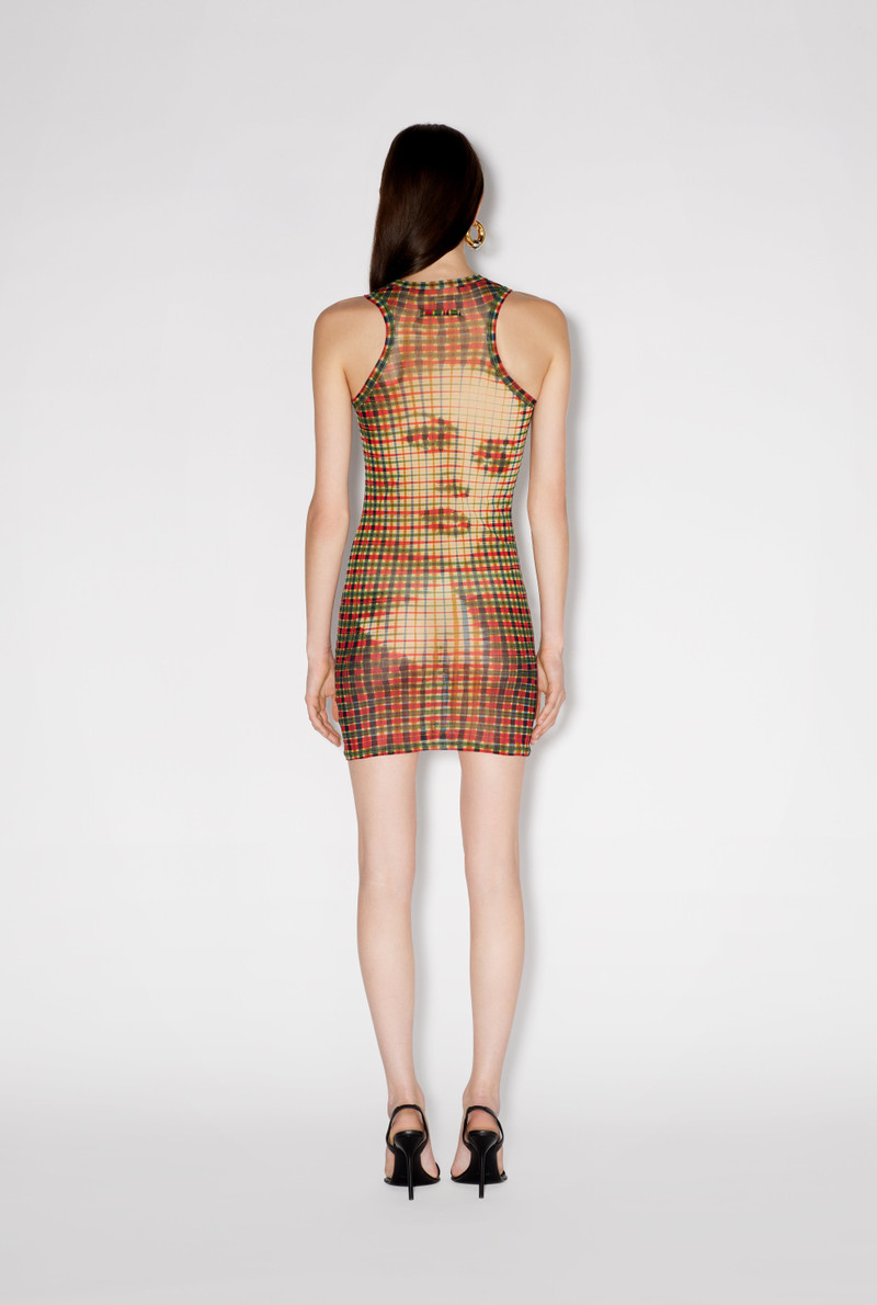 Jean Paul Gaultier THE SHORT TARTAN FACE DRESS outlook