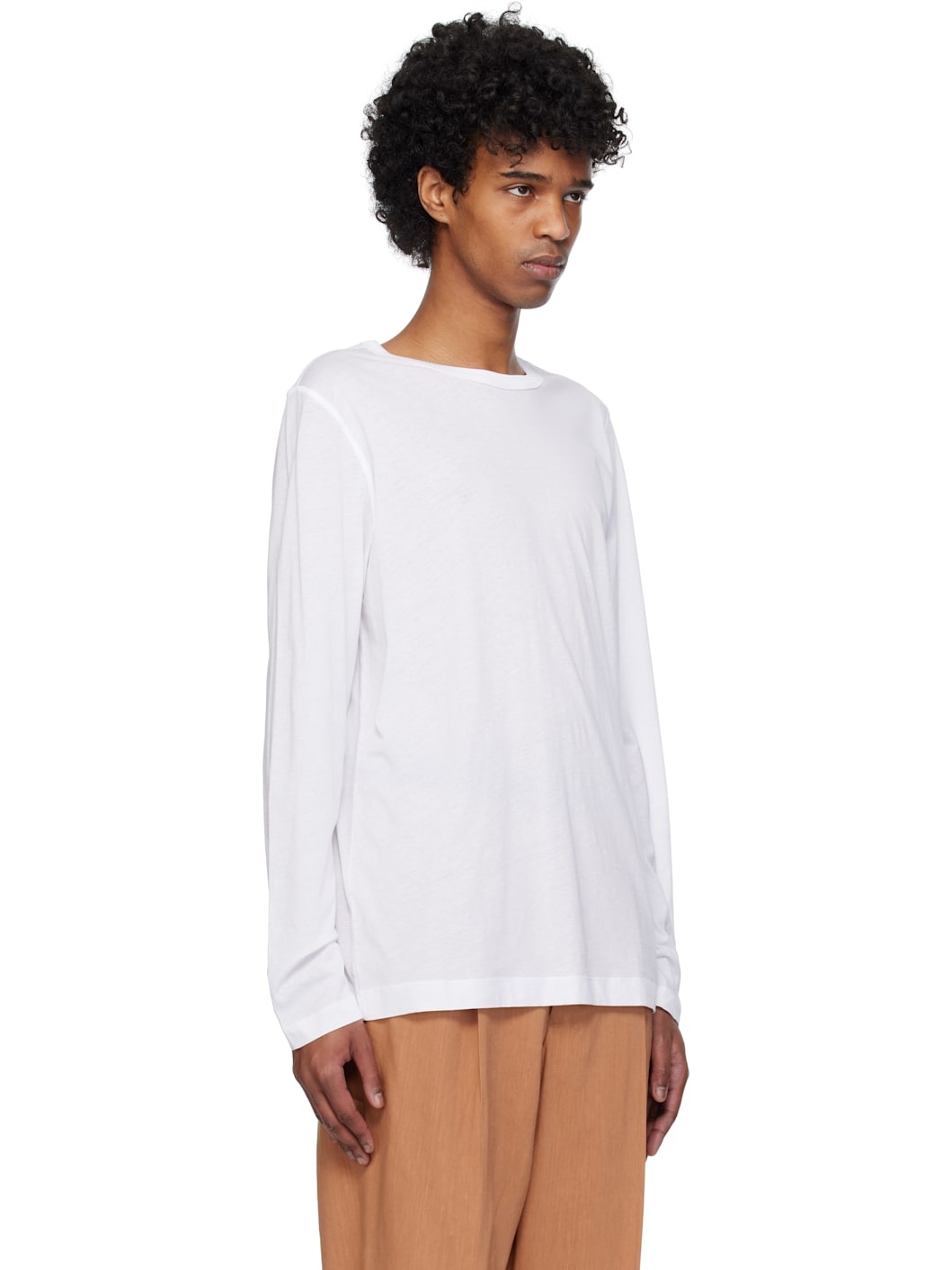 White Long Sleeve T-shirt - 2