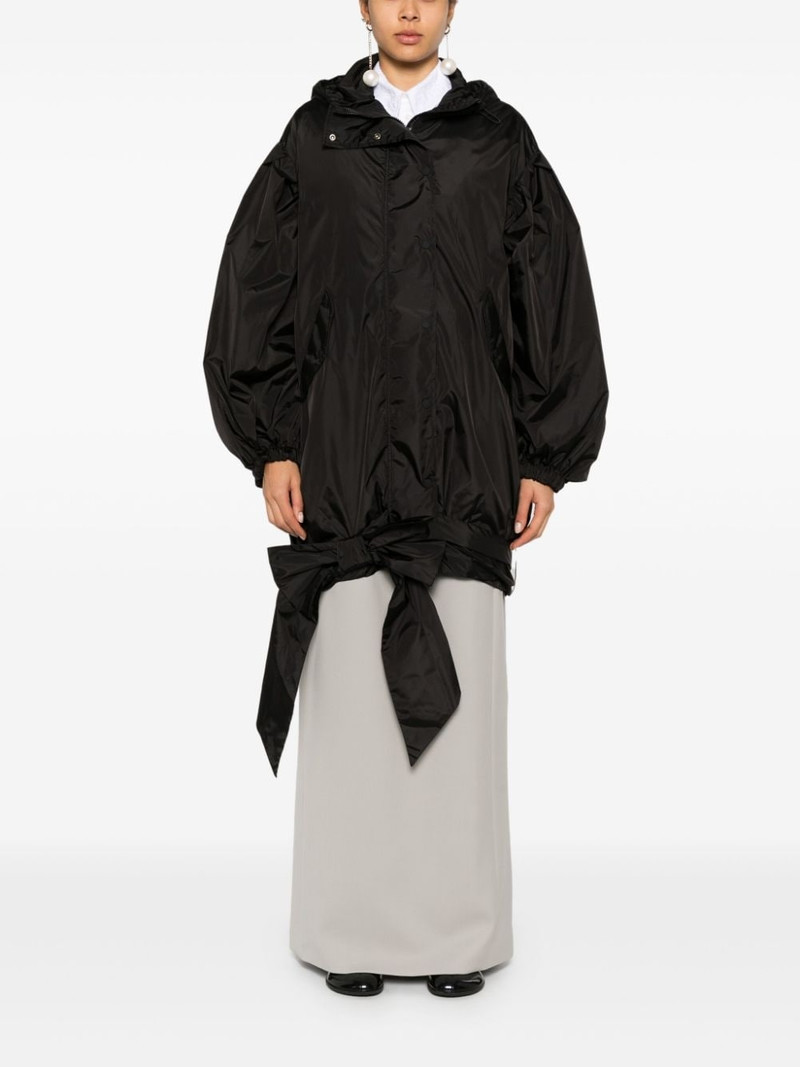 Simone Rocha lightweight bow-belt jacket outlook